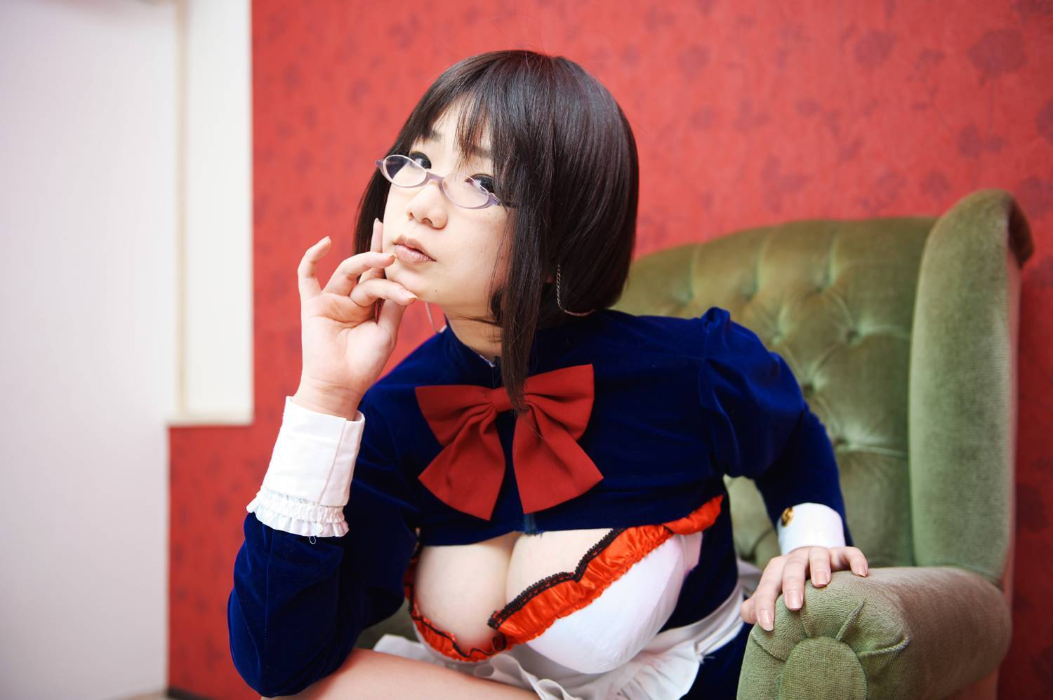 [Cosplay] 2013.03.28 Sexy Maid - Big Tits 1